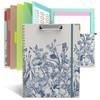 Clipboard Folio with Storage 8.5 X 11 Padfolio Notebook, Clipboards