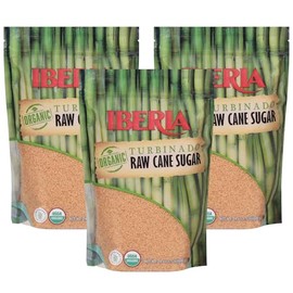 Iberia Organic Turbinado Sugar, 1.5 lb. (Pack of 3)