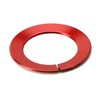 iJDMTOY Anodized Red Aluminum Keyless Engine Push Start Button Decoration