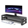 GECKOSTROLL 2-Tier Metal Computer monitor stand Laptop Desk Shelf &