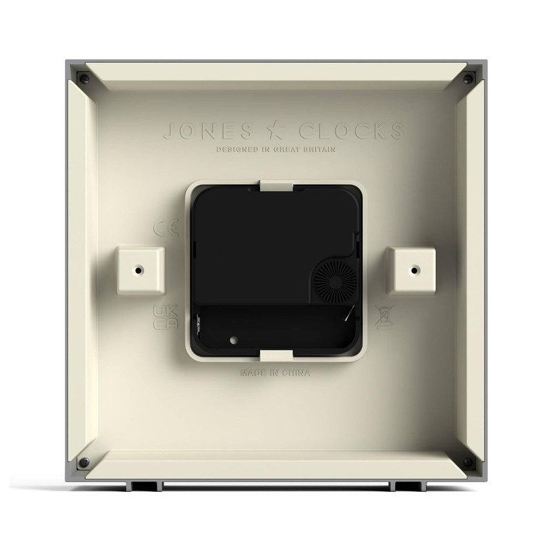 Jones Clocks® Disco desk clock | Sleek square design |