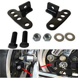 Motobiker - Kit de bajada ajustable de 1 pulgada, 2 pulgadas, 3 pulgadas, compatible con Harley 2000-2015 XL883 XL1200 bloques de bajada de motocicleta traseros