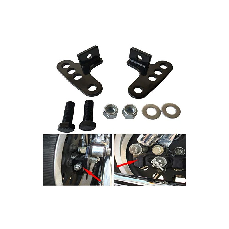 Motobiker - Kit de bajada ajustable de 1 pulgada, 2