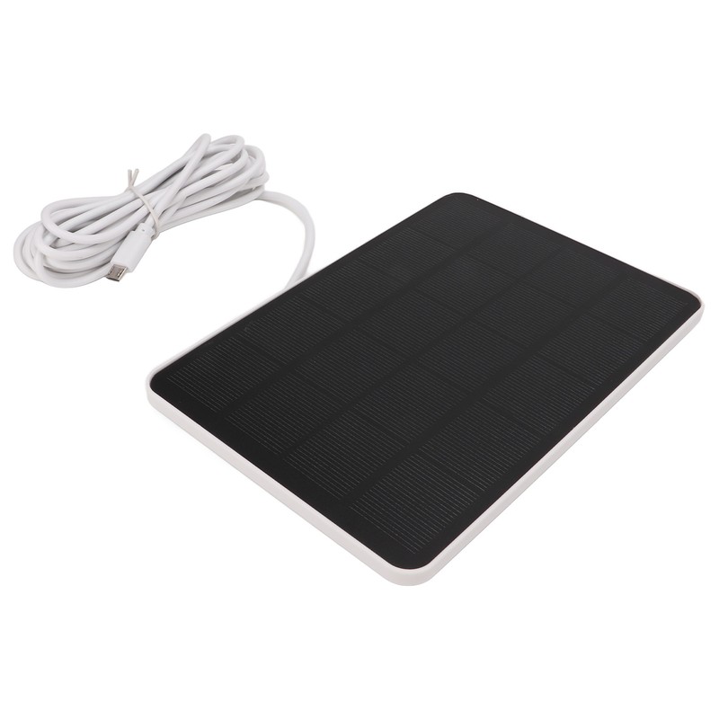 Solar Charging Panel Monocrystalline Silicon 4W 5V with Charging Cable