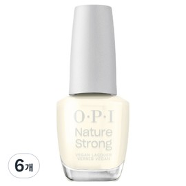 OPI Nature Strong Nail Polish, NAT042 CAULIFLOWER POWER, 6 pcs, 15ml / 오피아이 네이처 스트롱 매니큐어, NAT042 CAULIFLOWER POWER, 6개, 15ml