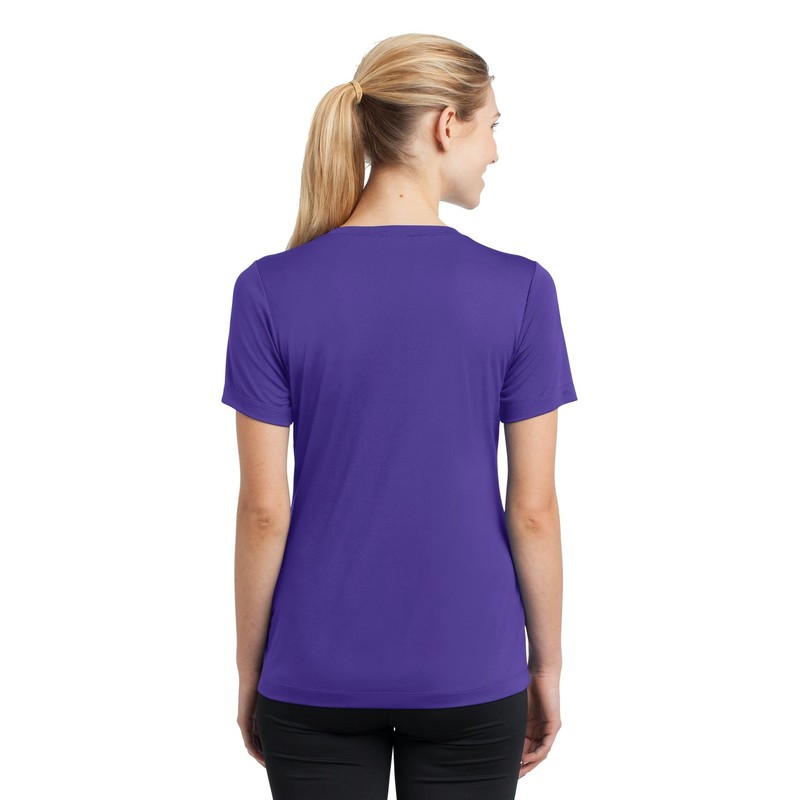 V-Neck Tee (LST353) Purple, 2XL