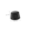 Hemobllo 10pcs Rubber Center Covers for ATV Wheel Hubs Durable
