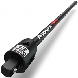 Aiourx 1/2" Drive 32 Inch Breaker Bar, Heavy Duty Head, Premium Chromium-Molybdenum Steel, Laser Etched Marking, for Grip and Break Loose Tight Bolts, Nuts