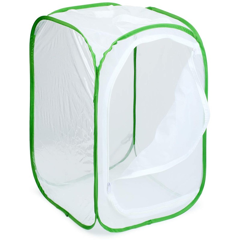 RESTCLOUD Professional Butterfly Habitat Insect Cage Caterpillar Enclosure Pop-up Polyester