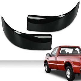 G-PLUS Corner Roof Moldings RH & LH Compatible with Ford F250 F350 F450 F550 Super Duty 1999-2007 Regular & Crew Cab Only (Not Fit Extended Cab) YC3Z-2551728-PTM YC3Z-2551729-PTM Painted Black