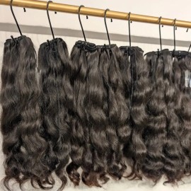 Raw Cambodian Hair Kinky Curly Bundles Hair Extensions Vendorsstyle: raw hair, color: 1pcs burmese curly, Stretched Length: 20 Inches