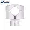 risemotom8 Chrome 2" Riser 1.25'' Handlebar Clamp For Harley Softail