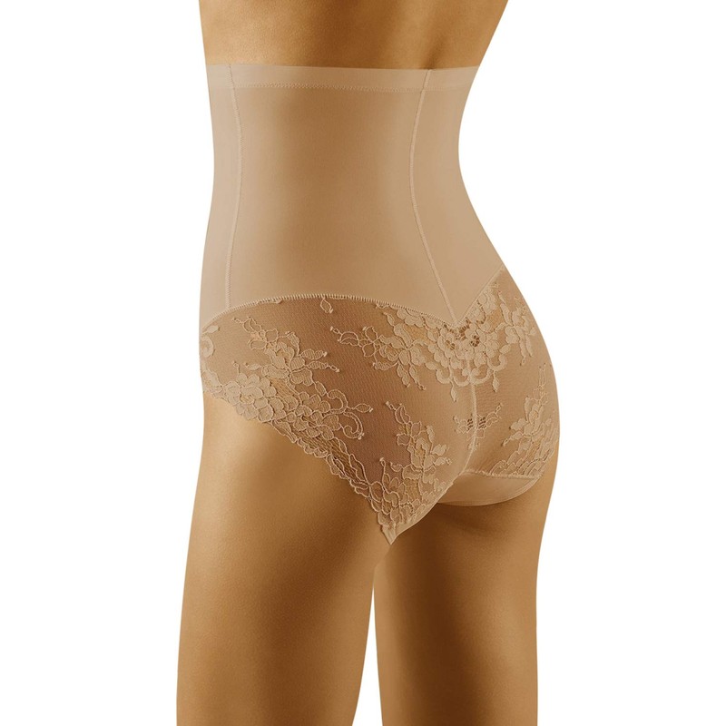 Wolbar Women's Briefs High Waisted Shapewear WB423, beige