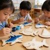 Xvvti 12PCS Shark Party Favors - DIY Shark Wood Painting