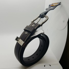 Dickies Men's Leather Belt,  Size XL 42-44 BROWN