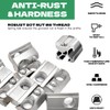 Set of 40 T-Slot Nuts M8 with Centring Ball Nut