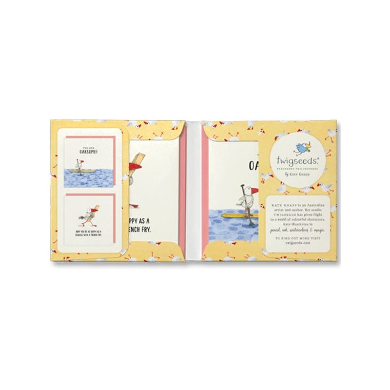 Twigseeds Blank Card Set - All Occasions Seagull