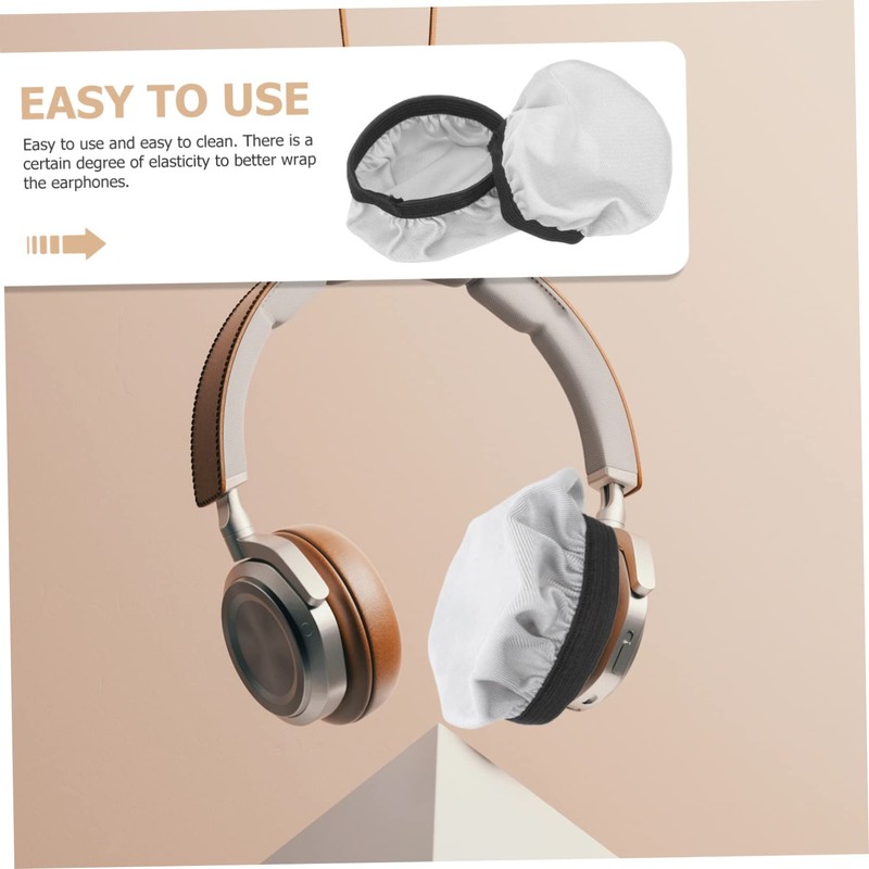 jojofuny 16pcs Flexible Headphone Covers Dust Sweat-Resistant Protectors Washable and