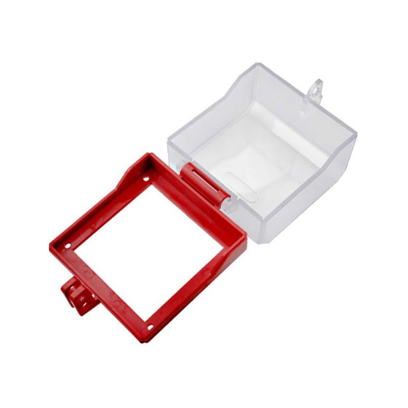 Hdtyyln 1 Pcs Emergency Stop Button Cover, Transparent Stop Button