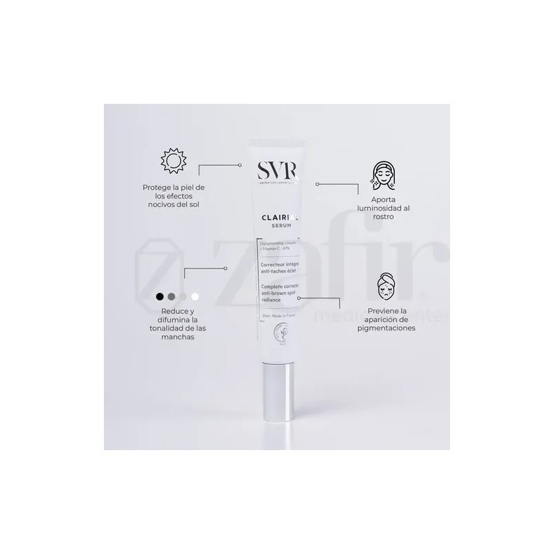 Serum Antimanchas SVR Clairial 30ml Noche Rostro Piel Sensible