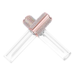 Mikinona 2Pcs Assorted Color Lip Gloss Holders Elegant Design Portable Empty Tubes for Cosmetics Travel Essential for Makeup Lovers