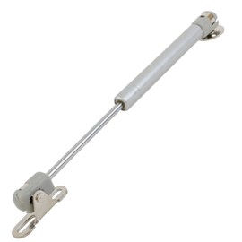 Dihl Pack of 4 100Nm Hydraulic Gas Lift Strut Support Rod, Cupboard Cabinet Toy Box Door Stay, 249mm Open 155mm Closed, Satin Silver, Includes Fixings, 4 PCS