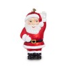 RAZ Imports Eric Cortina 2023 8" Waving Santa Glass Ornament