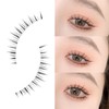 Lashidol False Eyelashes, Natural, Transparent Base, Handmade, DIY at Home,
