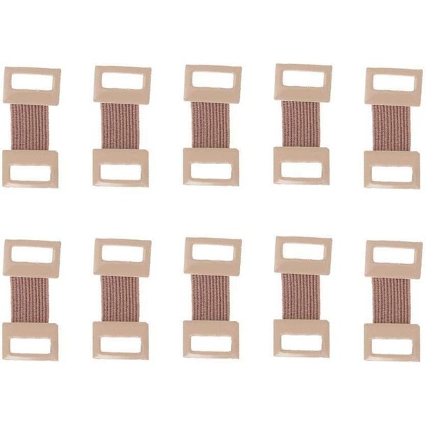 Enyolidimk Enyolidimk 10Pcs Skin Color Elastic Bandage Clips, Large, Non-Sterile,