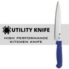 Spyderco Lightweight Kitchen Utility Knife with 6.5" MBS-26 Stainless Steel
