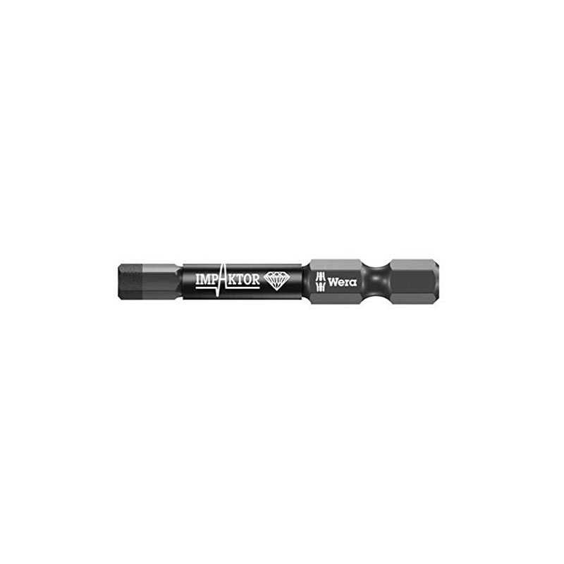 Wera - 5057644001 840/4 Diamond Coated Impaktor Screwdriver Bits for