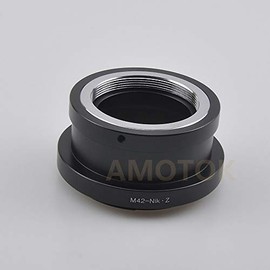 M42-N/Z(with Tripod) Lens Adapter,Compatible with M42 (42mm x1 Thread Screw) Lens to N/Z Mount Mirrorless Camera Z30 Z50 Z5 Z6 Z7 Z6II Z7II z fc Z9