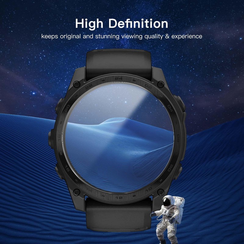 4 Pack Screen Protector for Garmin tactix 8 51mm, 9H