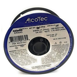 ALCOTEC ER4043 Spool general purpose aluminum welding wire size (3/64" x 1 lb.)
