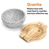 Acshio Dolsot Bibimbap Bowl, 27 Oz Korean Stone Bowls Cooking