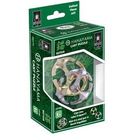 UNIVERSITY GAMES CORPORATION HANAYAMA CAST Puzzle, Rotor Level 6