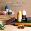 SET de 2 Velas en forma de Cuarzo Rosa -