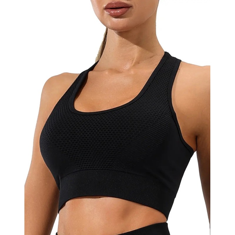 Crop Top Deportivo Para Mujer Push Up Katiusha Sport