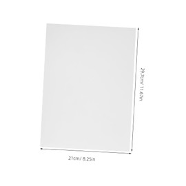 Tofficu 30 Sheets of Versatile Printing Vellum Paper Sticker Printer Paper Glossy Vinyl for Labeling Packaging