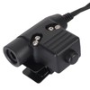 U94 PTT Adapter Durable Portable Military Intercom Headset Adapter for
