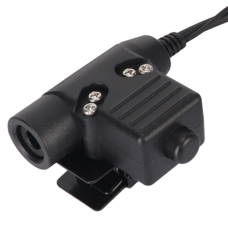 U94 PTT Adapter Durable Portable Military Intercom Headset Adapter for