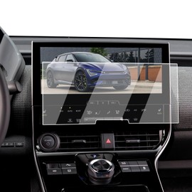 2025 Toyota bZ4X Screen Protector - For 2023-2025 Toyota bZ4X & Subaru Solterra 12.3-Inch Navigation Screen - 9H Hardness Tempered Glass HD 2023-2025 Toyota bZ4X/Solterra Accessories Anti Fingerprints