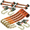 VULCAN 8-Point Roll Back Vehicle Tie Down Kit with Chain