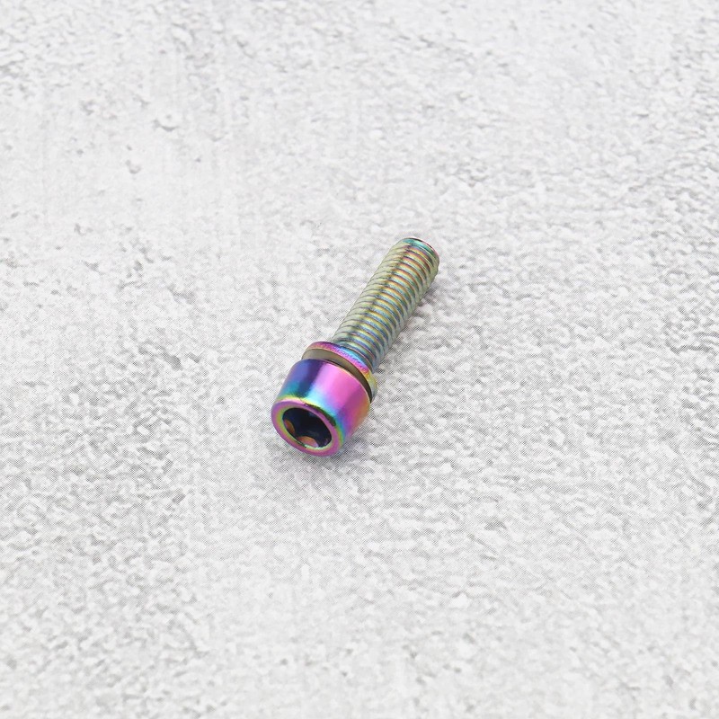 SING F LTD 12PCS Bike Stem Bolts M5x17mm Titanium Alloy