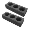 KOMBIUDA 2 x Drink Holder with Holes Fixed Cup Holder