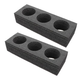 KOMBIUDA 2 x Drink Holder with Holes Fixed Cup Holder for Milk Tea and Takeout Drink Tray for Safe Transport of Drinks