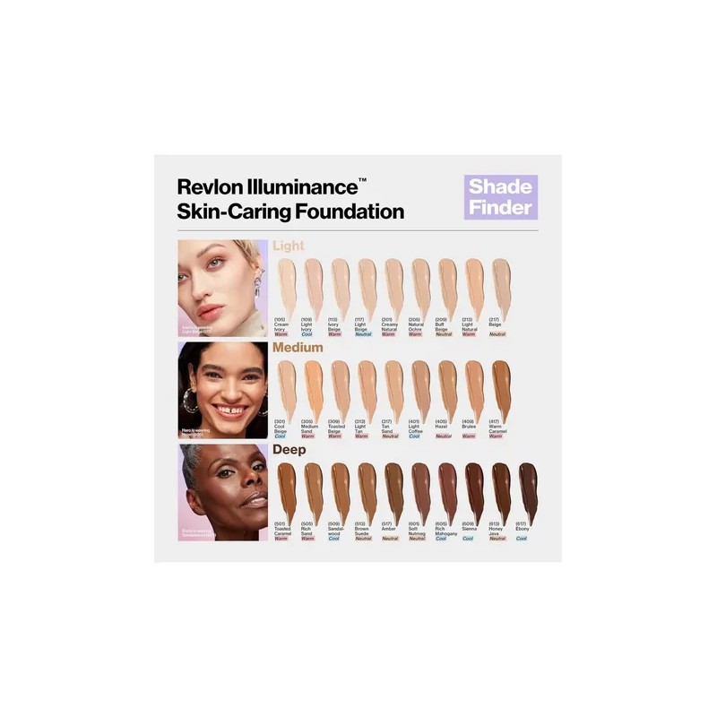 Revlon Illuminance Skin-caring Base De Maquillaje C/ácido H