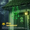 YOUNGAR St Patricks Day Solar Lights, Horseshoe Window Lights,11.6in 59LED
