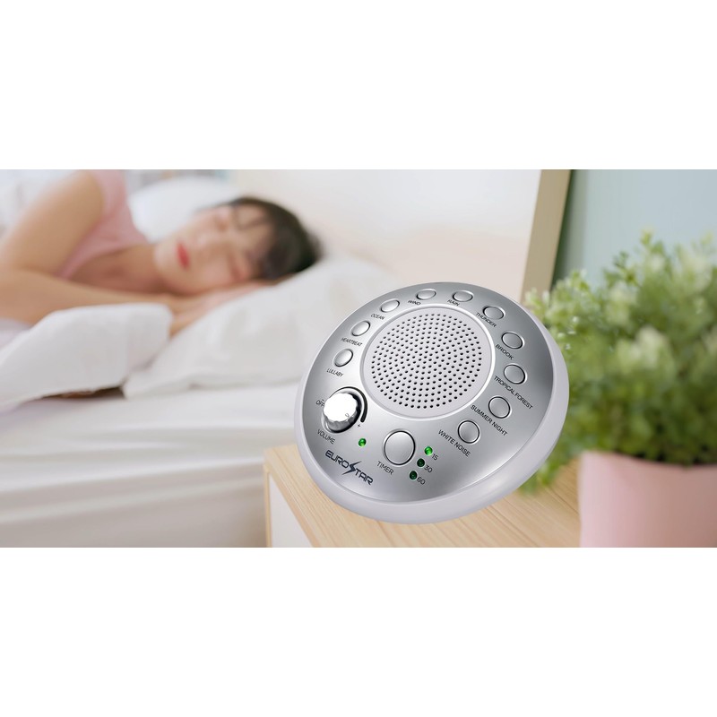EUROSTAR Sleep Therapy Sound Machine, 10 Sleep Sounds