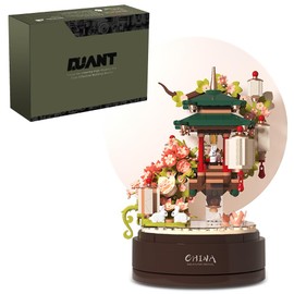 DUANT 21239 Micro Bricks Chinese Style Loft Building Blocks Set, 538 Pieces MOC Idea DIY Miniature Craft Kit for Home Decor, STEM Clamping Blocks Gift for Boys Girls Teens and Adults